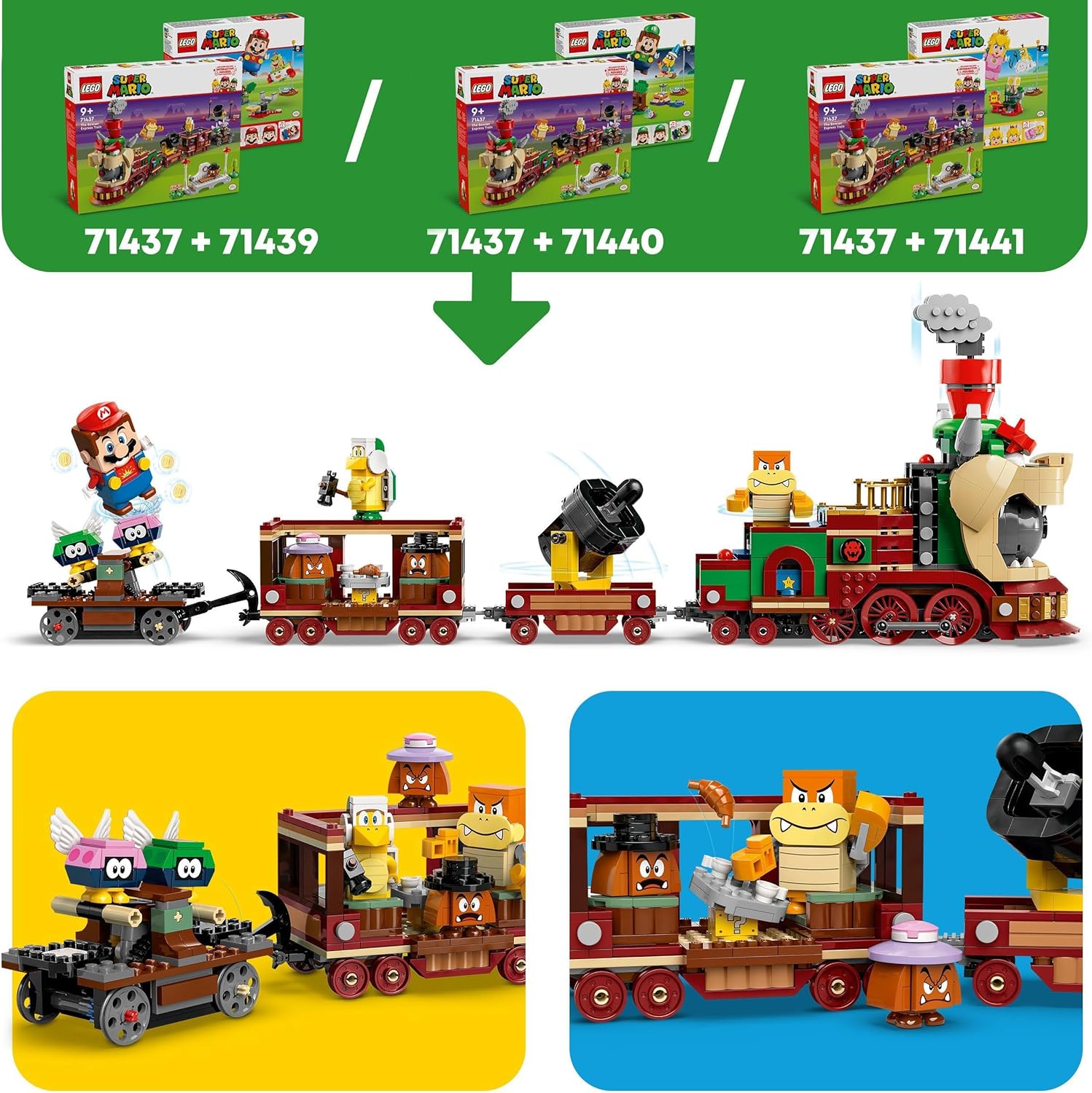LEGO® | Super Mario: The Bowser Express Train (71437)