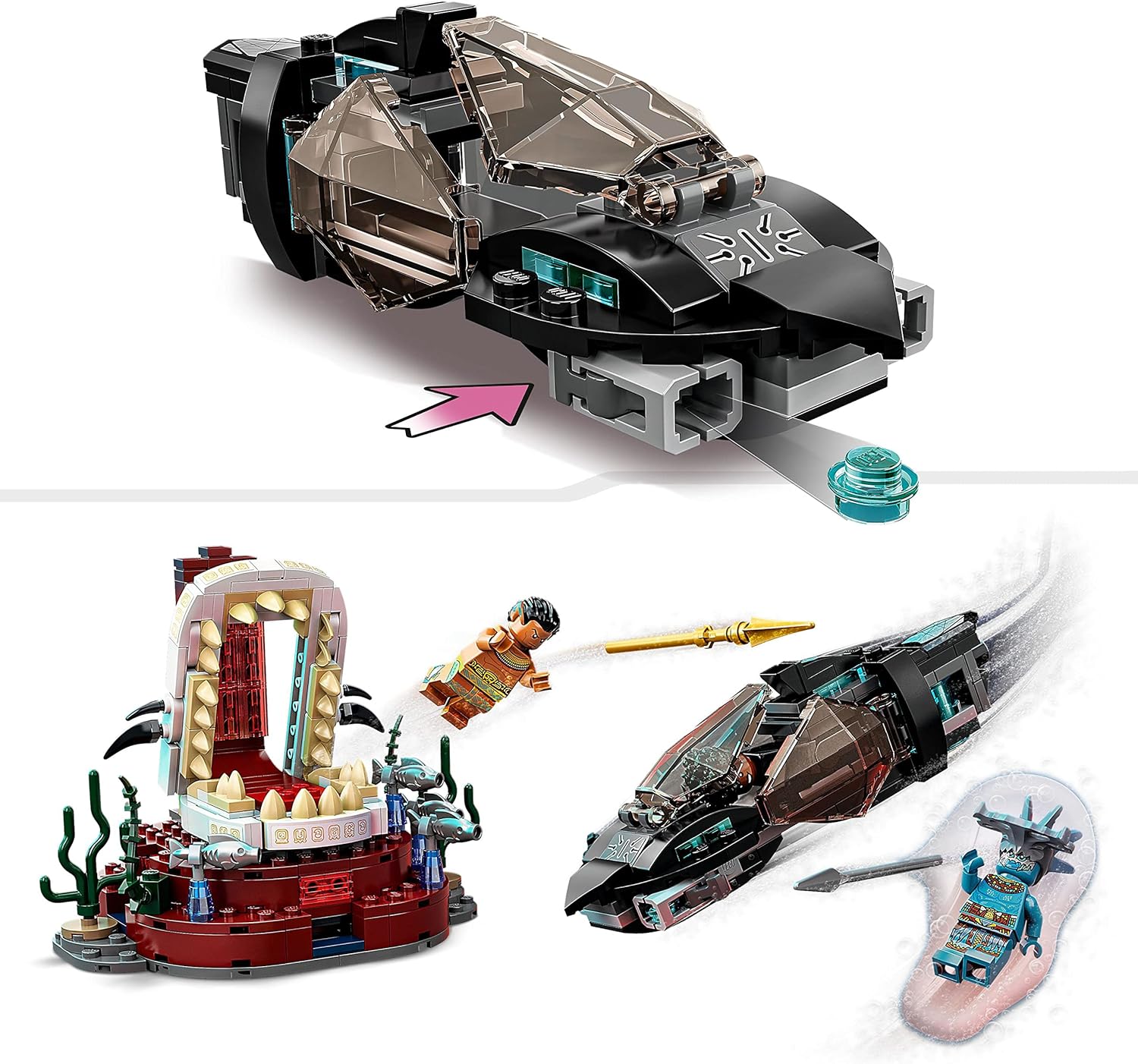 LEGO® | Marvel: Black Panther Wakanda - King Namor's Throne Room (76213)