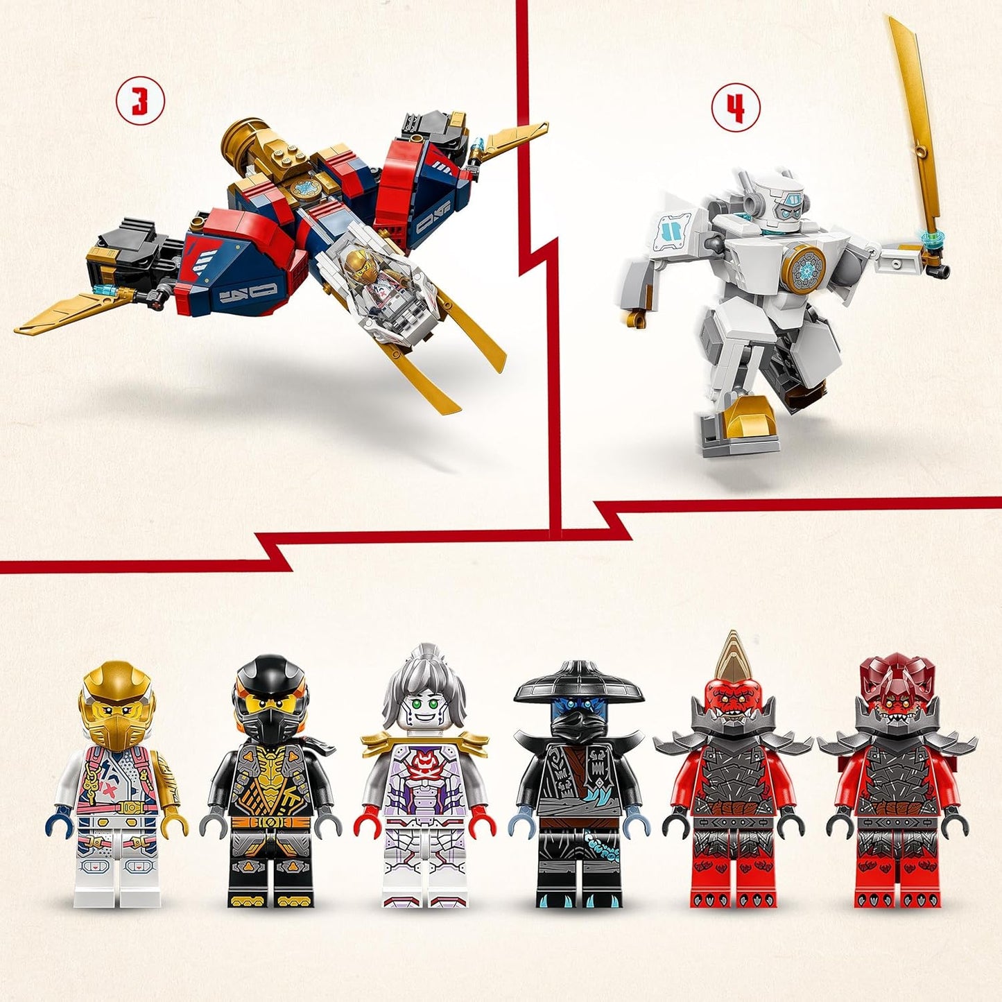 LEGO® | Ninjago: Zane's Ultra Combiner Mech (71834)