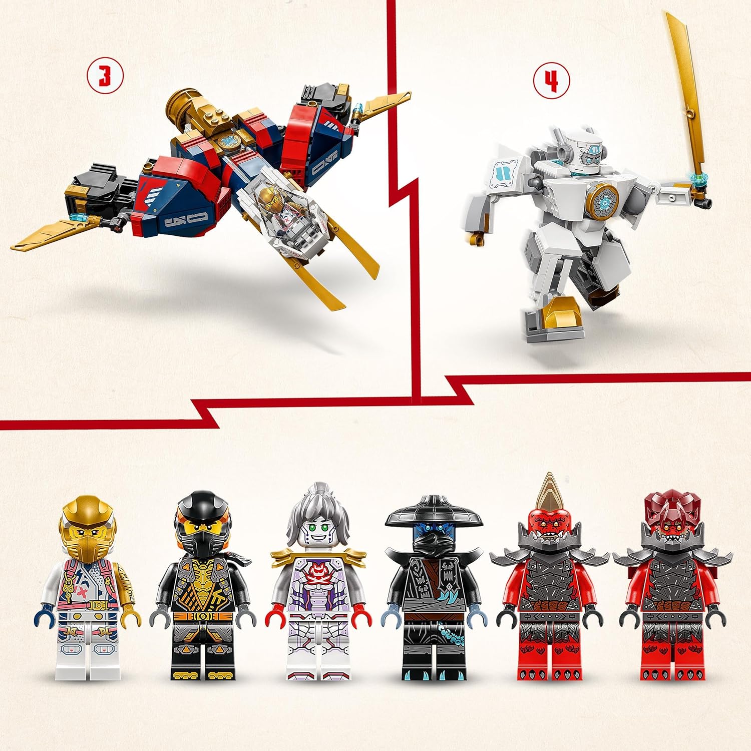 LEGO® | Ninjago: Zane's Ultra Combiner Mech (71834)
