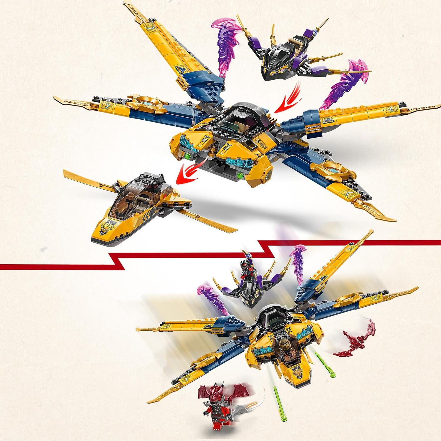LEGO® | Ninjago: Ras and Arin's Super Storm Jet (71833)