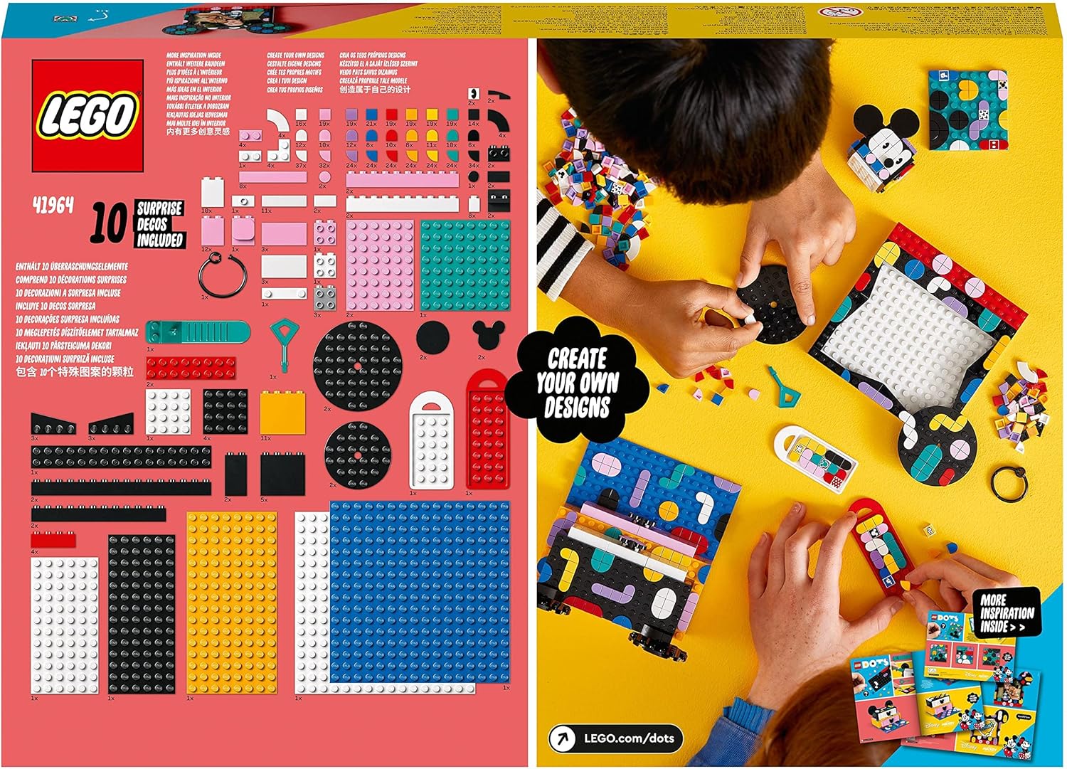 LEGO® | DOTS: Mickey & Minnie Back to School (41964)