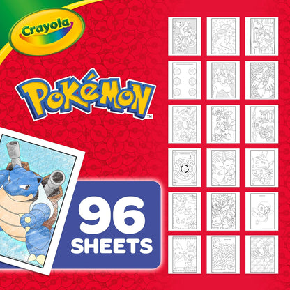Crayola Pokemon 96-page Colouring Book