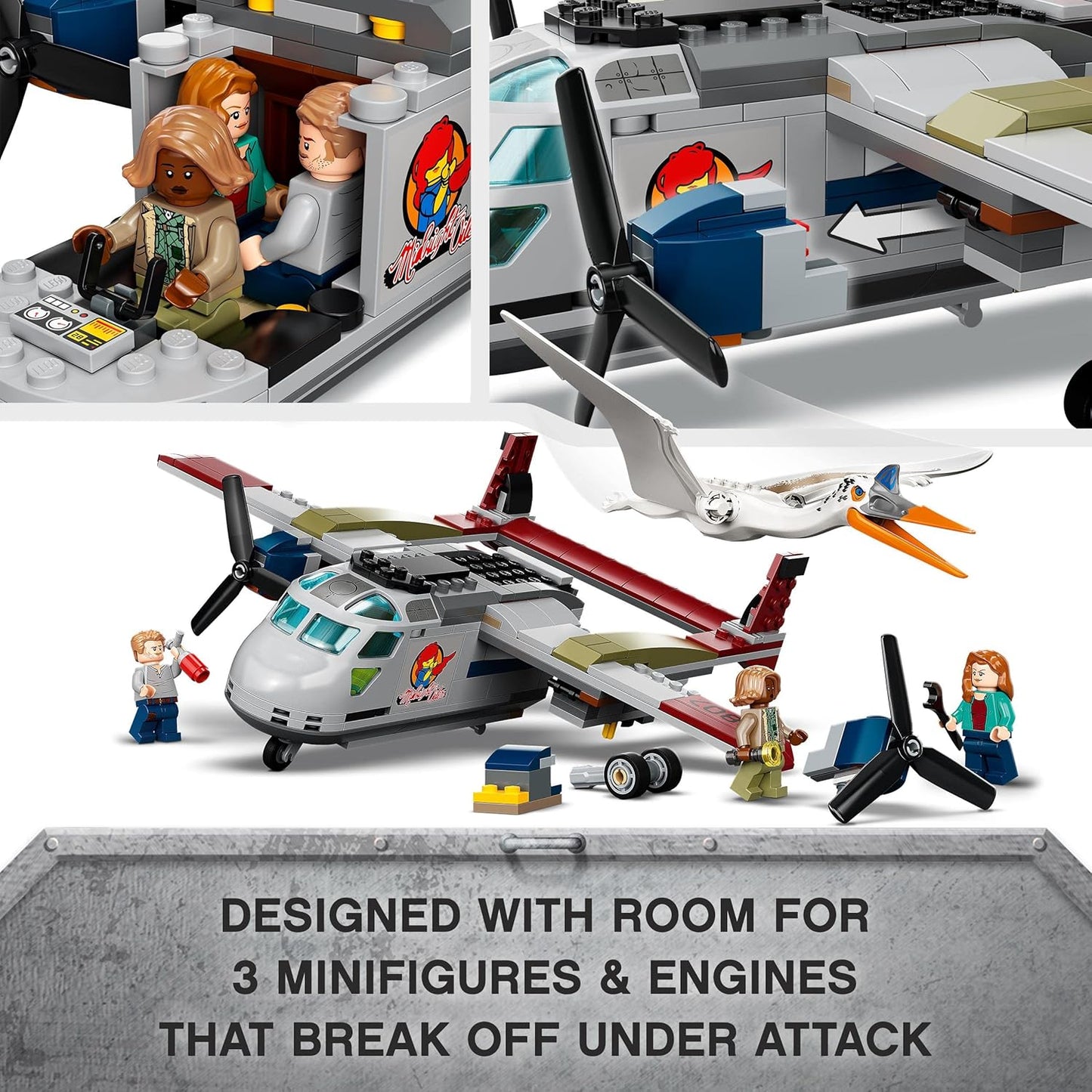 LEGO® | Jurassic World Dominion: Quetzalcoatlus Plane Ambush (76947)