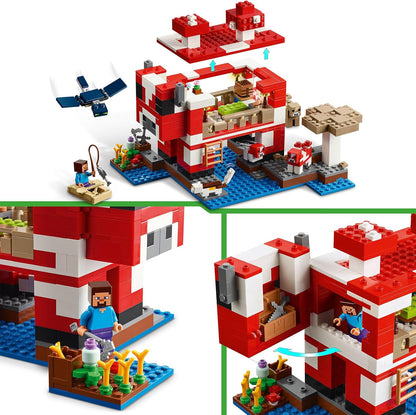 LEGO® | Minecraft: The Mooshroom House (21270)