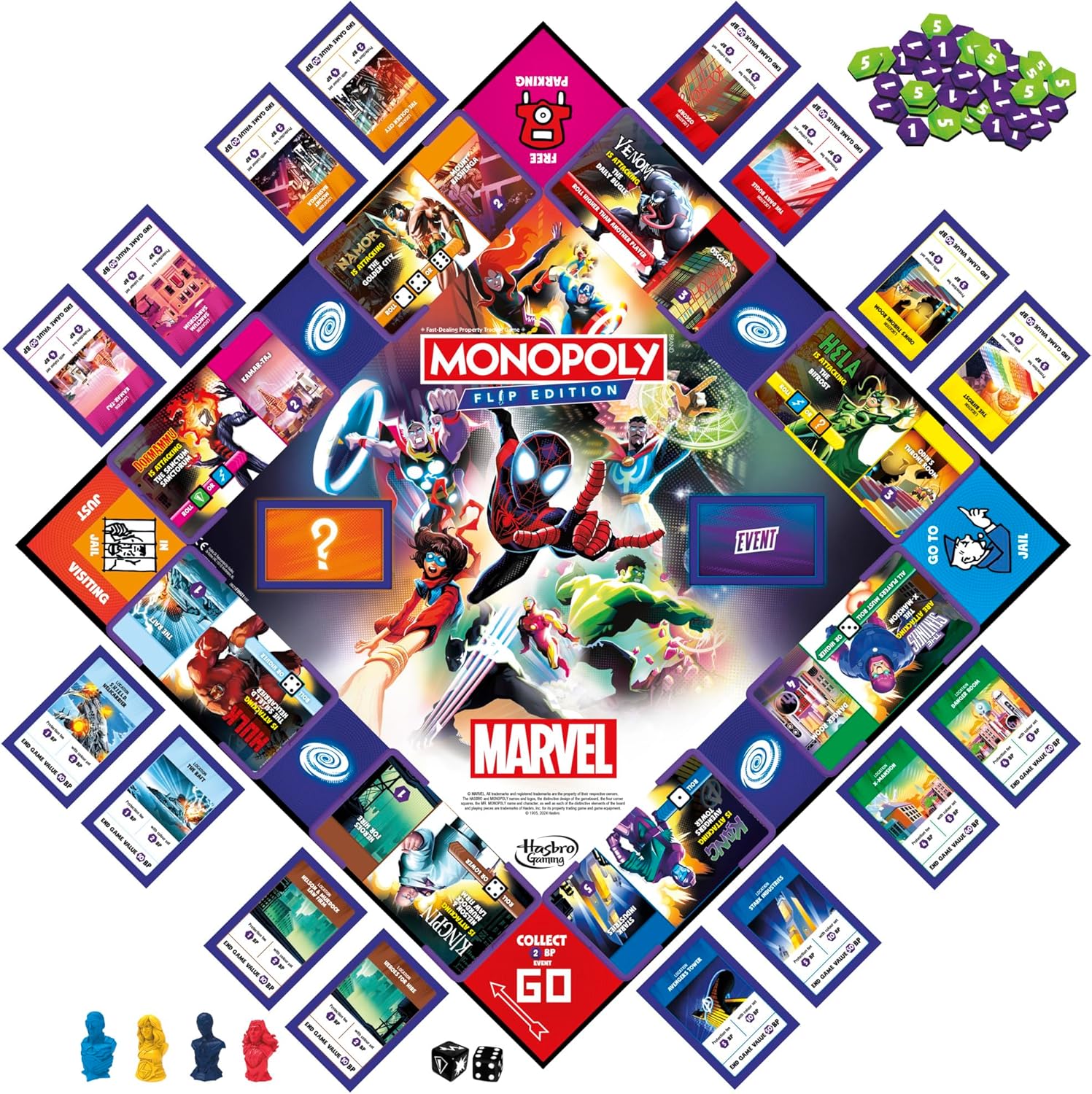 Monopoly - Marvel Flip Edition