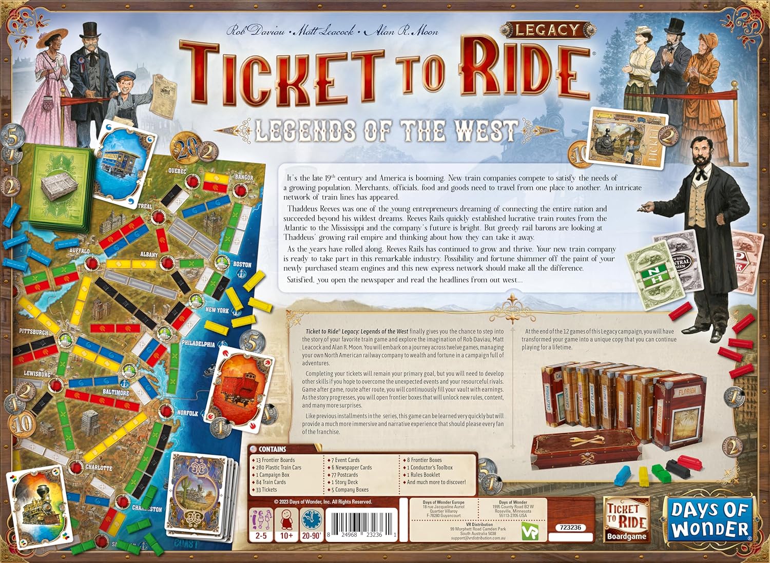 TICKET TO RIDE: LEGACY LEGENDS OF THE WEST