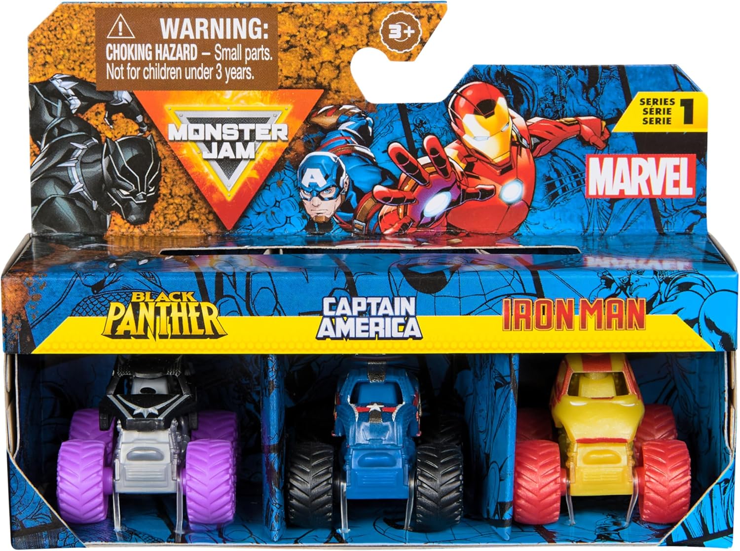 Monster Jam Mini Marvel Bundle