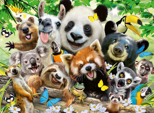 Ravensburger Wildlife Selfie 300 Piece XXL Puzzle