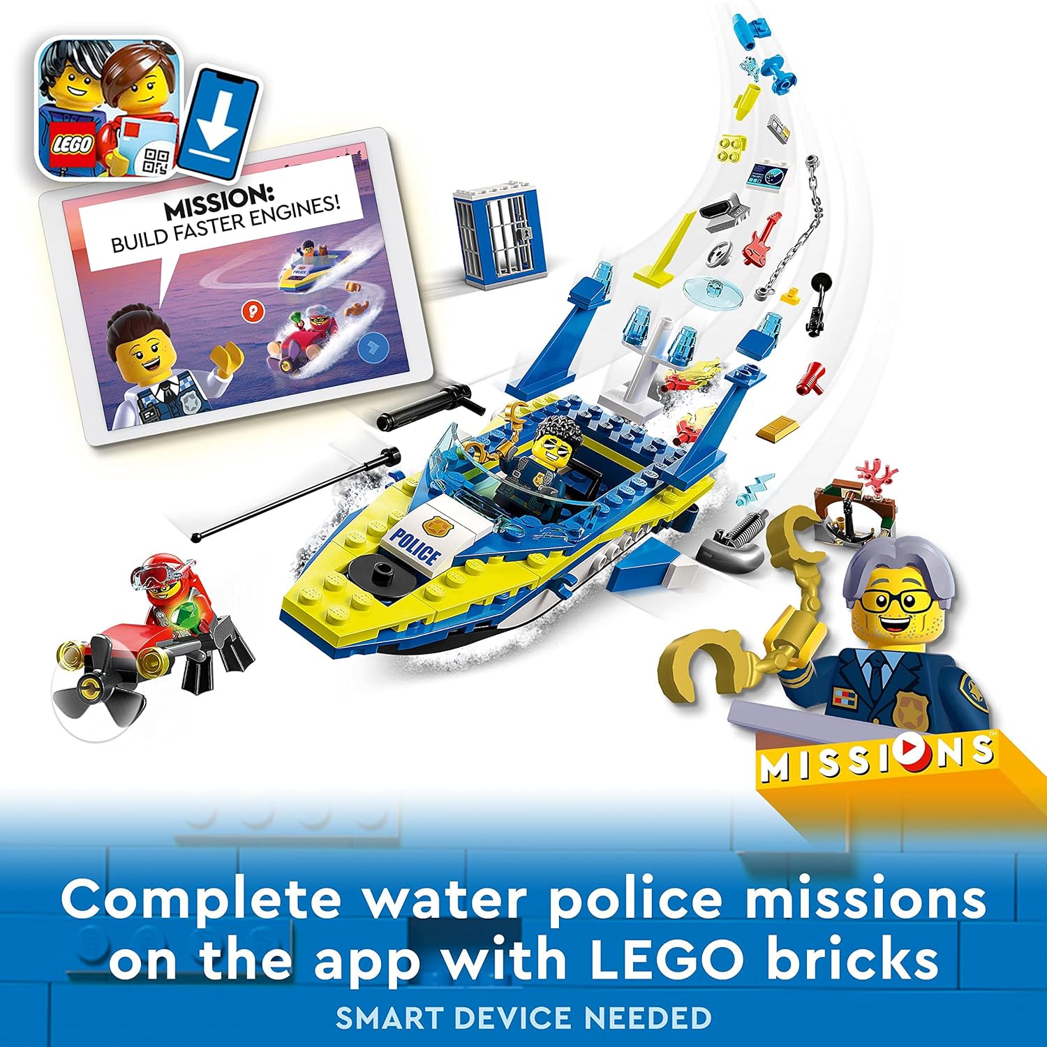 LEGO® | City: Water Police Detective Missions (60355)
