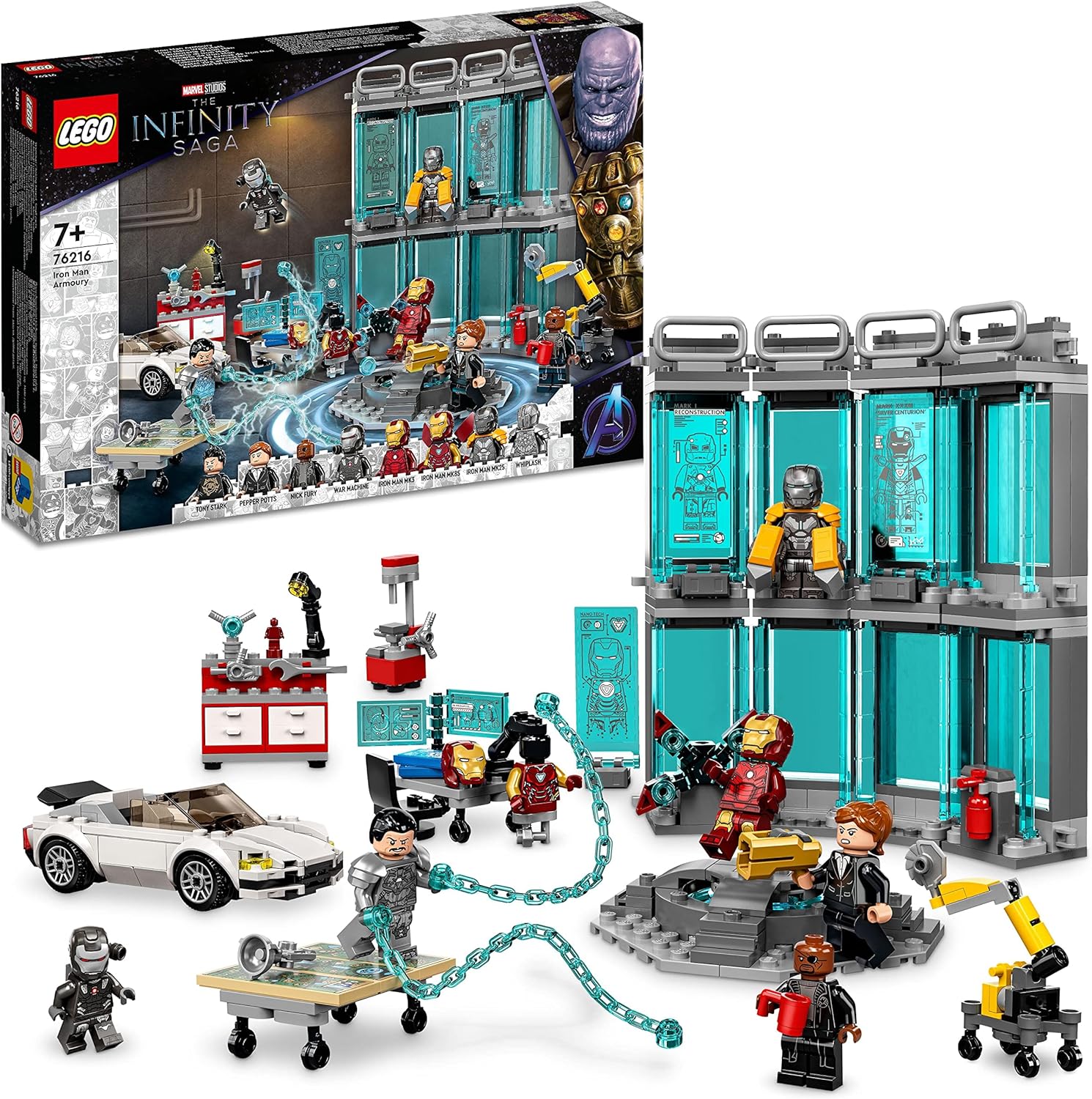 LEGO® | Marvel: Iron Man Armoury (76216)