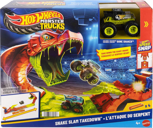 Hot Wheels Monster Trucks 1:64 Snake Slam Takedown SS26