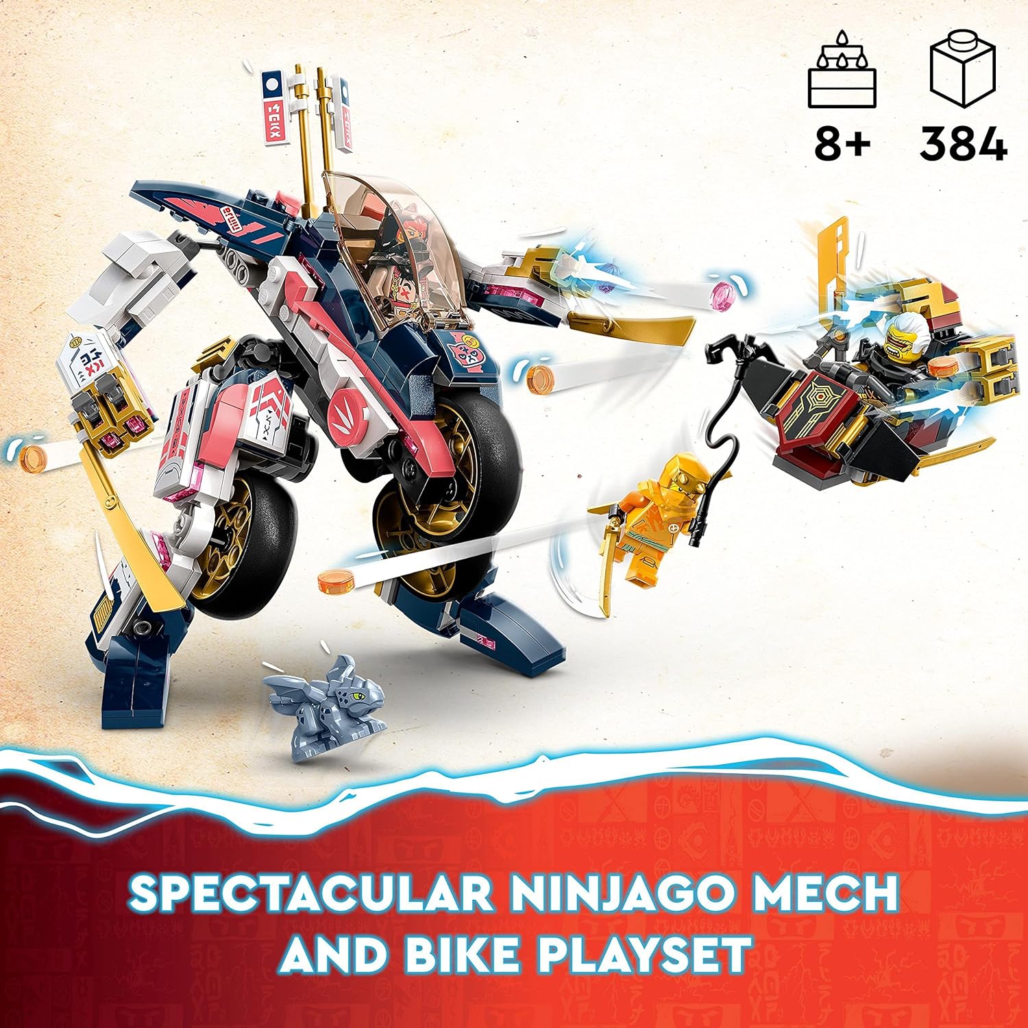 LEGO® | Ninjago: Sora's Transforming Mech Bike Racer (71792)