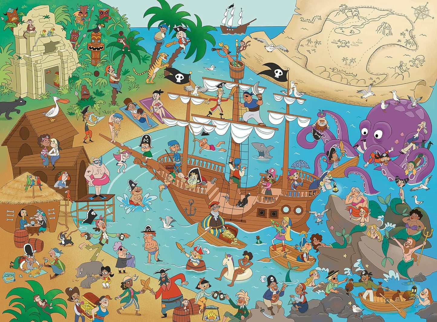 Ravensburger | RAVENSBURGER: PIRATE ISLAND 150 PCS