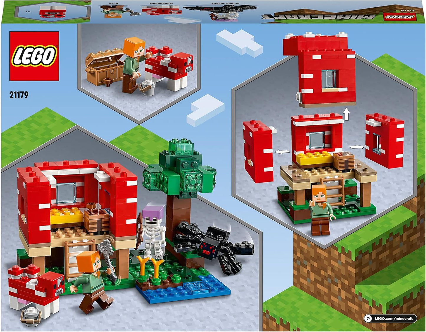 LEGO® | Minecraft: Mushroom House (21179)