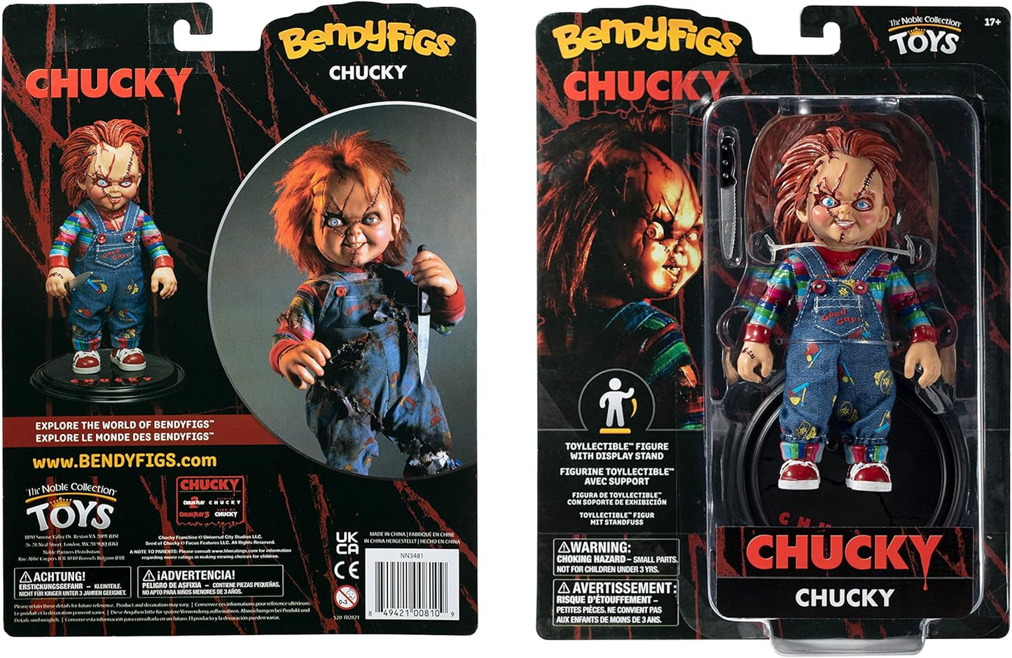 Bendyfigs: Chucky 14Cm