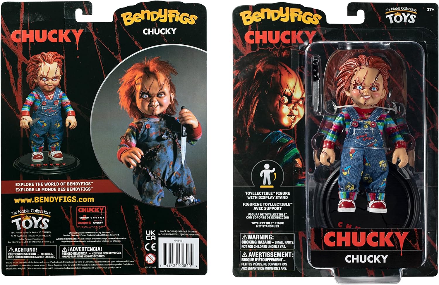 Bendyfigs: Chucky 14Cm