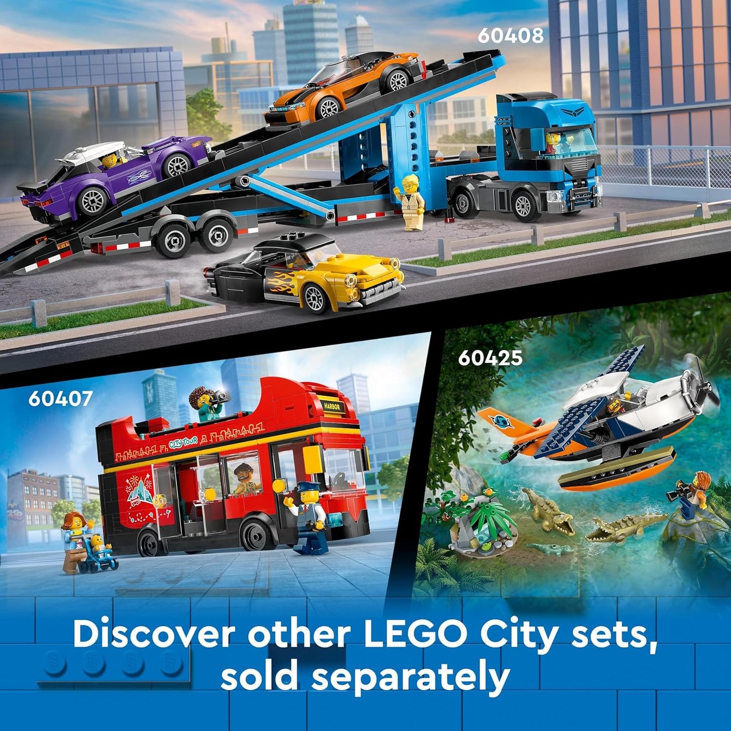 LEGO® | City: Robot World Roller-Coaster Park (60421)