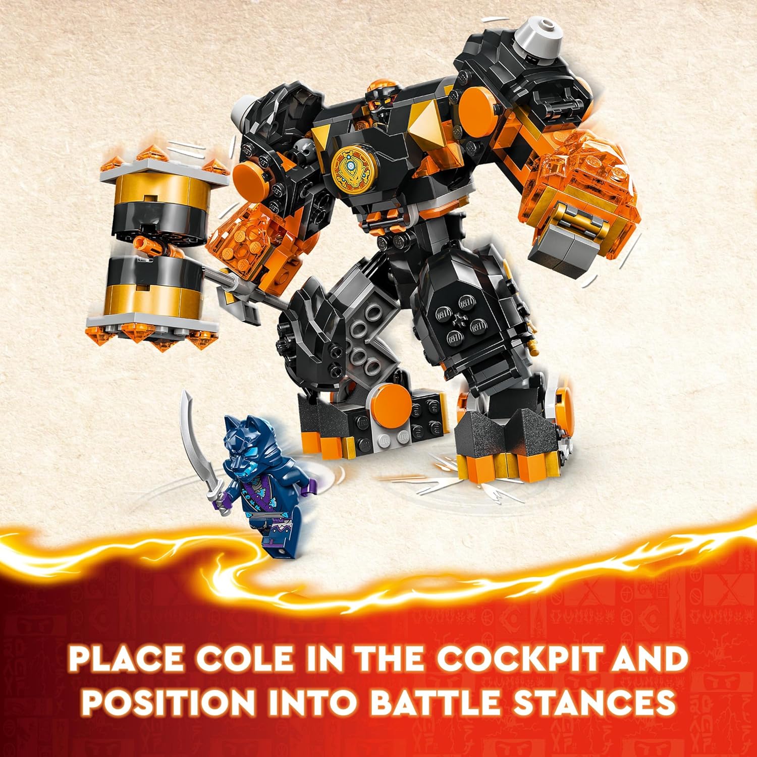 LEGO® | Ninjago: Cole's Elemental Earth Mech (71806)