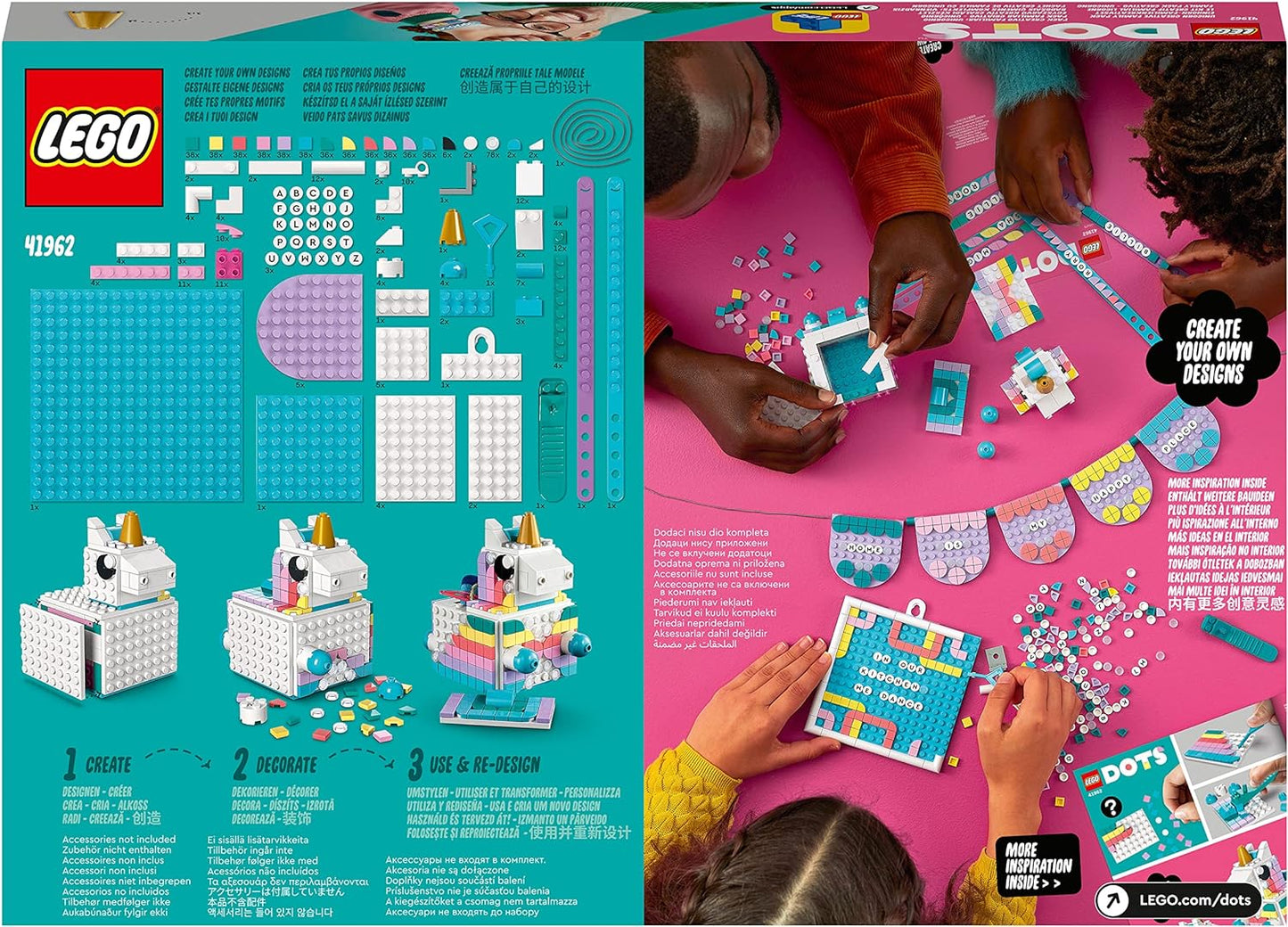 LEGO® | DOTS: Unicorn Creative Family Pack (41962)