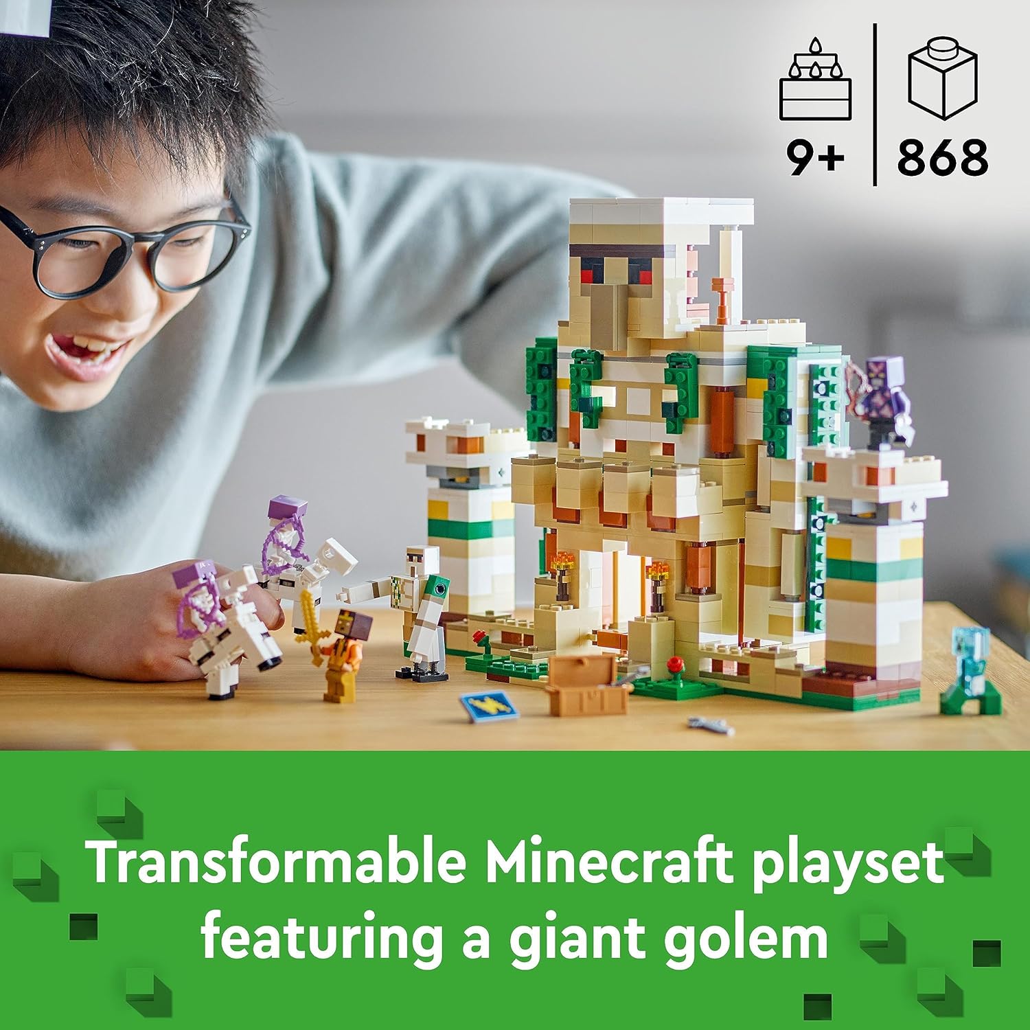 LEGO® | Minecraft: The Iron Golem Fortress (21250)