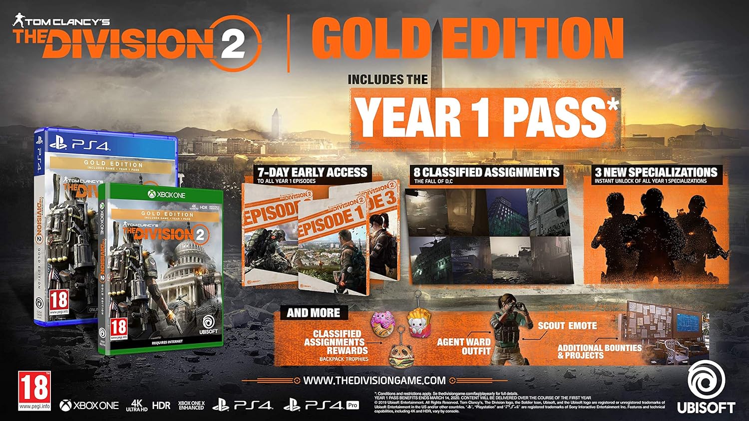 Tom Clancy's The Division 2 Gold Edition (PlayStation 4)