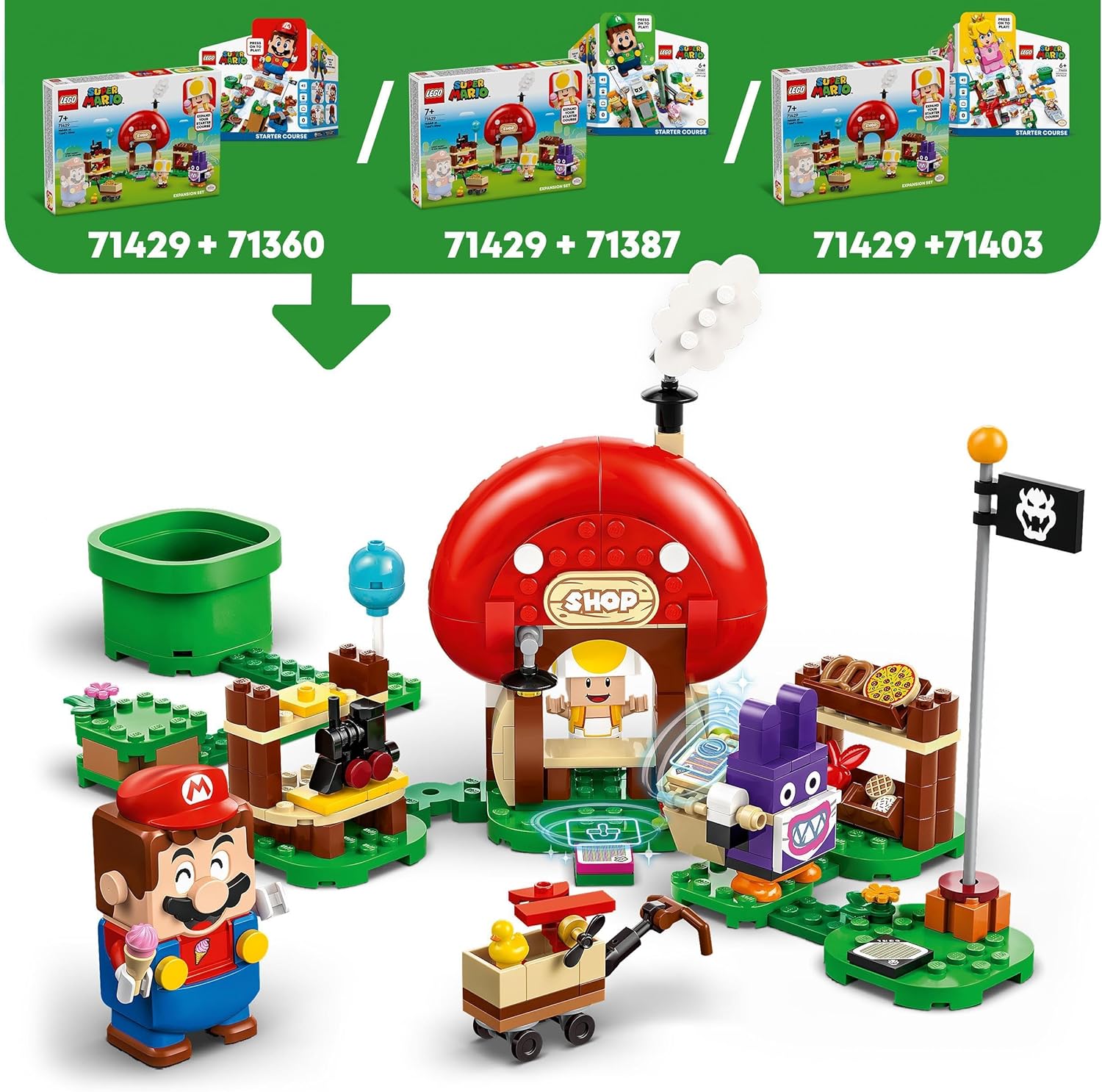 LEGO® | Super Mario: Nabbit at Toad's Shop Expansion Set (71429)