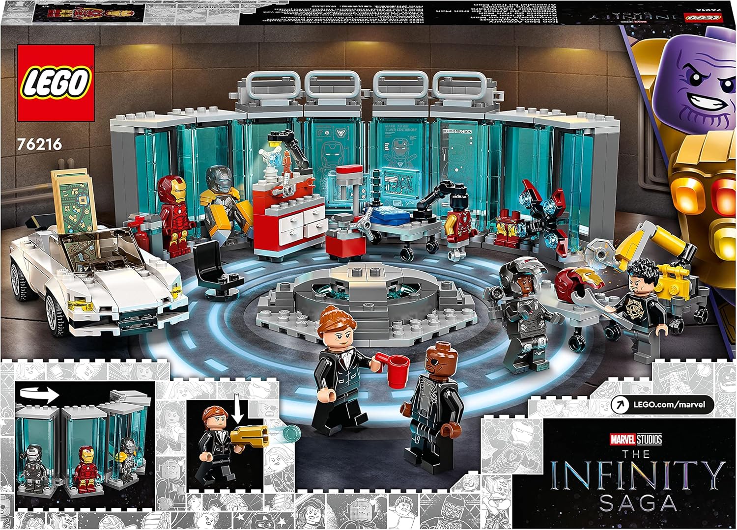 LEGO® | Marvel: Iron Man Armoury (76216)