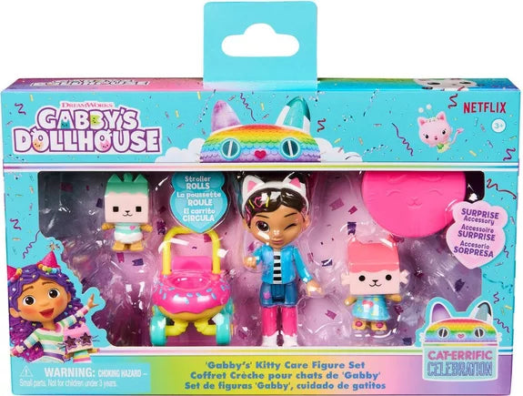 Gabby's Dollhouse Gabby's Kitty Care Figure Set