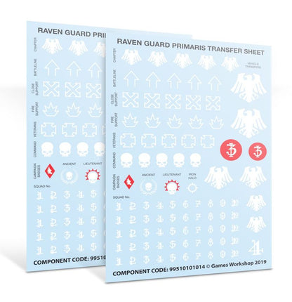 Warhammer 40,000 Raven Guard Primaris Upgrades & Transfers