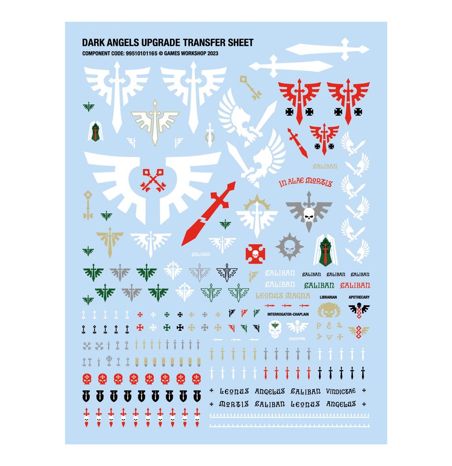 DARK ANGELS: UPGRADES AND
TRANSFERS