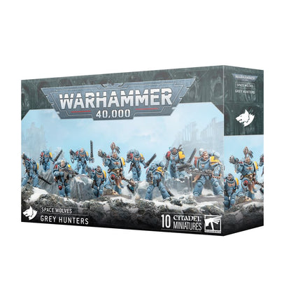 Warhammer 40,000 Space Wolves Grey Hunters miniatures