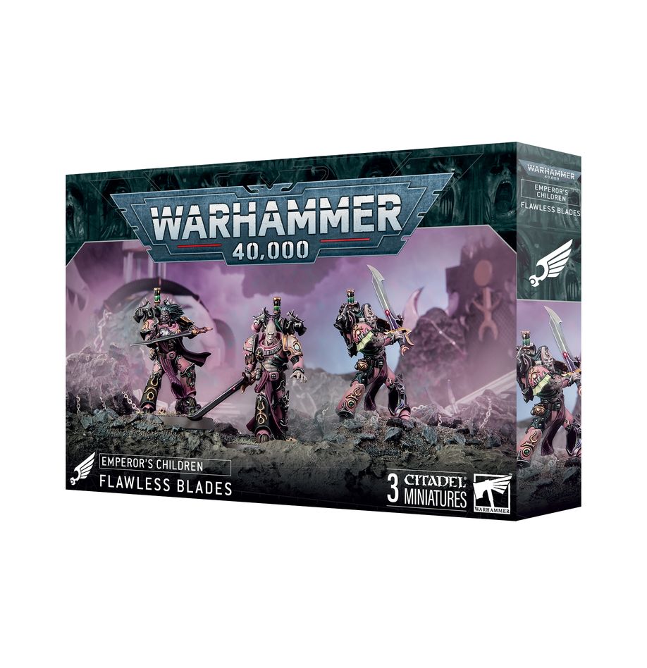 Warhammer 40,000 Emperor's Children Flawless Blades miniatures