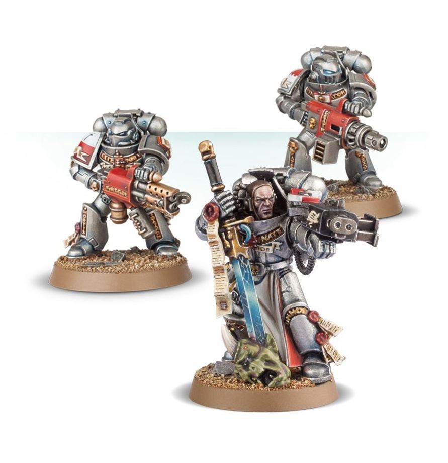 Grey Knights Combat Patrol Strike Squad miniatures