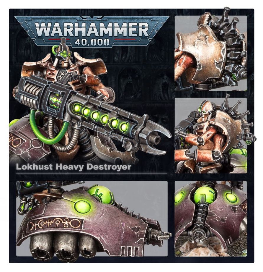 WARHAMMER 40K NECRONS: LOKHUST HEAVY DESTROYER