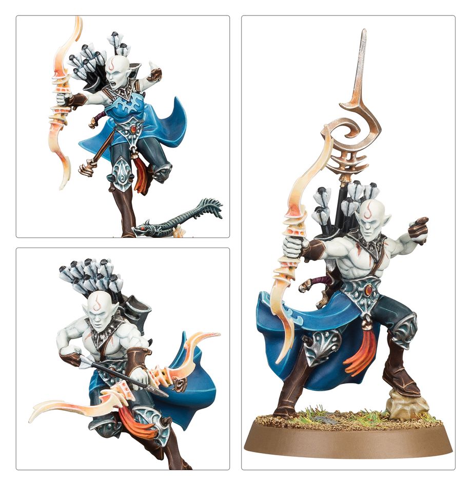 Idoneth Deepkin Akhelian Tide Guard Spearhead miniatures