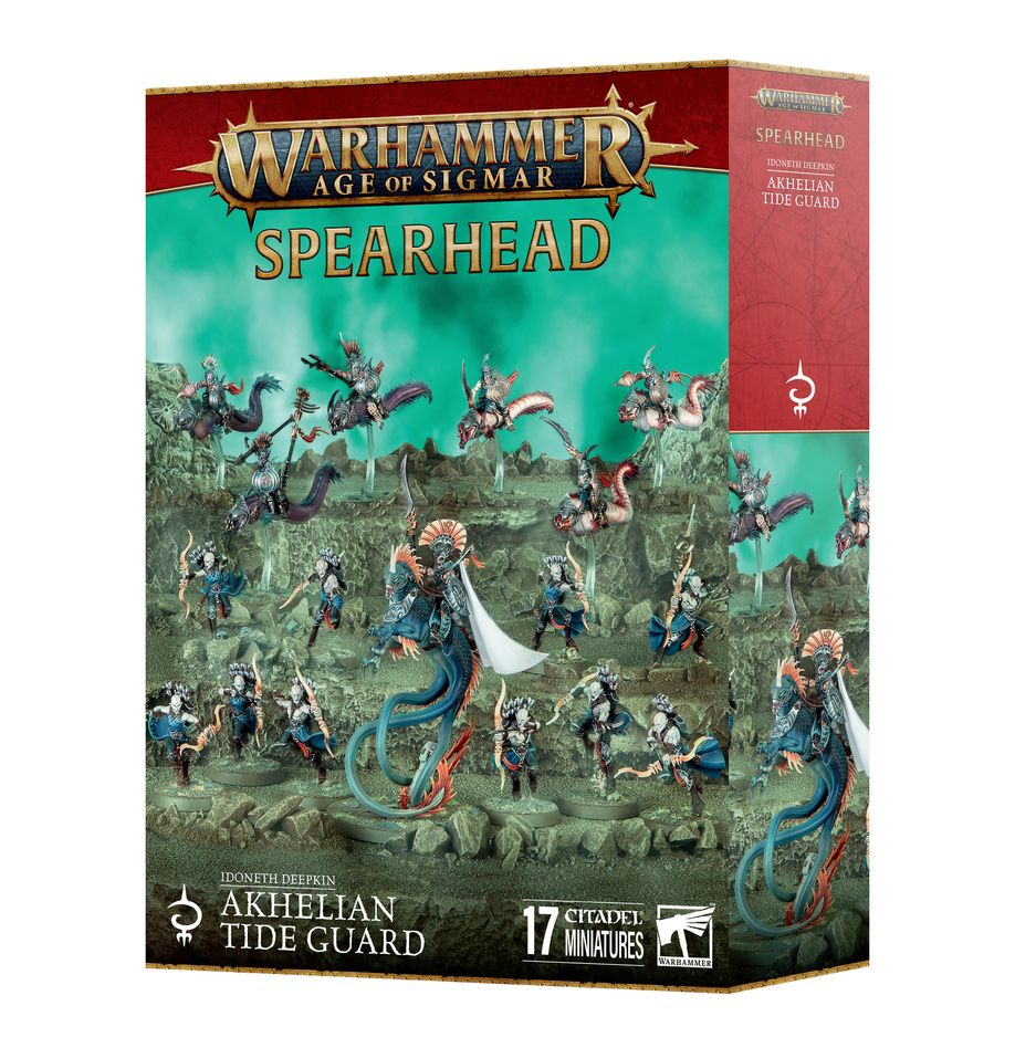Akhelian Tide Guard painted model detail