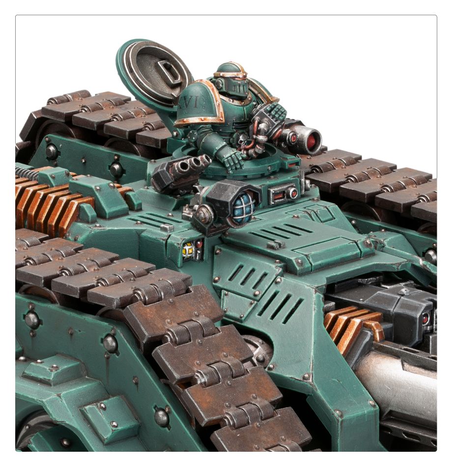 Cerberus Heavy Tank Destroyer painted model side view