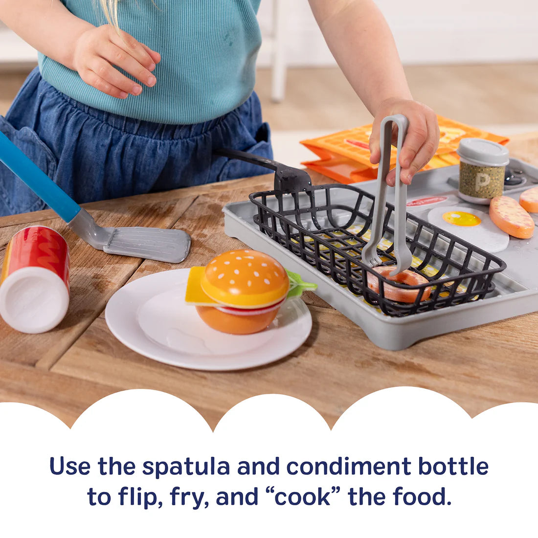 Melissa & Doug: Flip Fry Grill Play Set