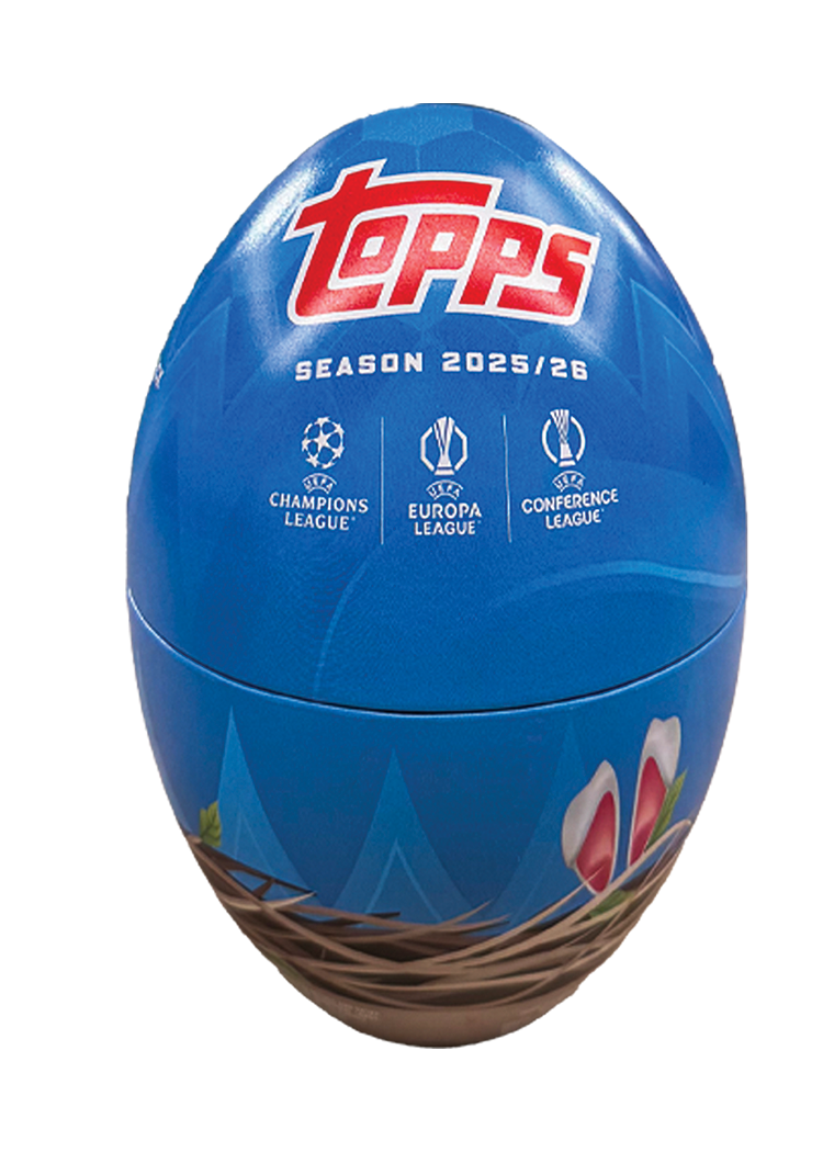 Topps UEFA Club Competitions 2025/26 Spring Tin blue