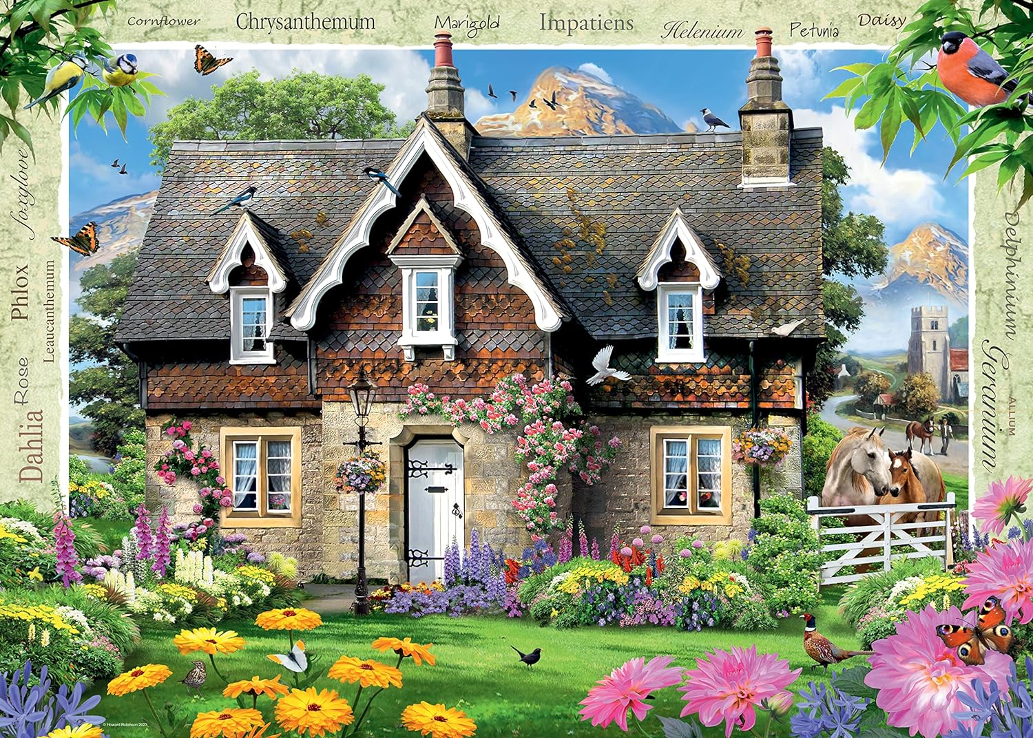 Country Cottage No.15 - Hillside Cottage 1000pc