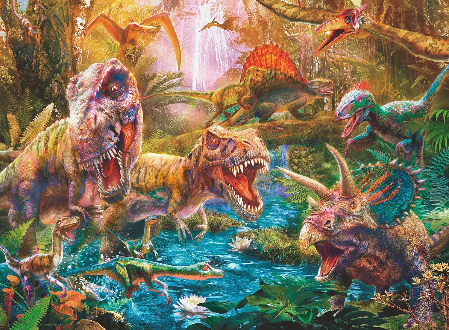Ravensburger | RAVENSBURGER: T-REX ATTACK 150 PCS