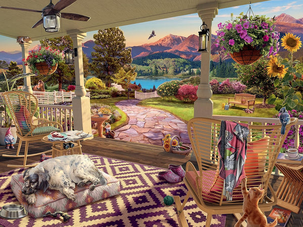RAVENSBURGER COZY FRONT PORCH VIEWS 750 P