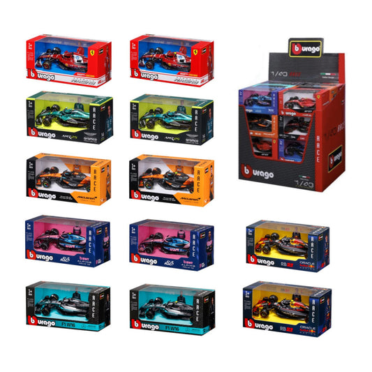 1FF Burago F1 Formula Racing Car Assortment 1/43 2025