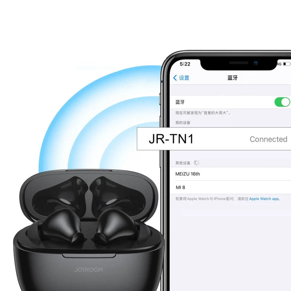 Joyroom JR-TN1 TWS ENC Noise Reduction Earbuds Black