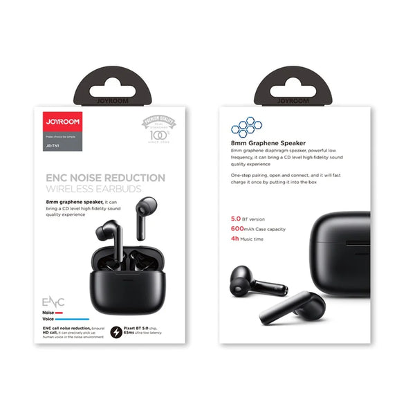 Joyroom JR-TN1 TWS ENC Noise Reduction Earbuds Black
