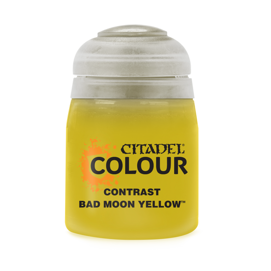 Citadel Contrast Bad Moon Yellow paint pot