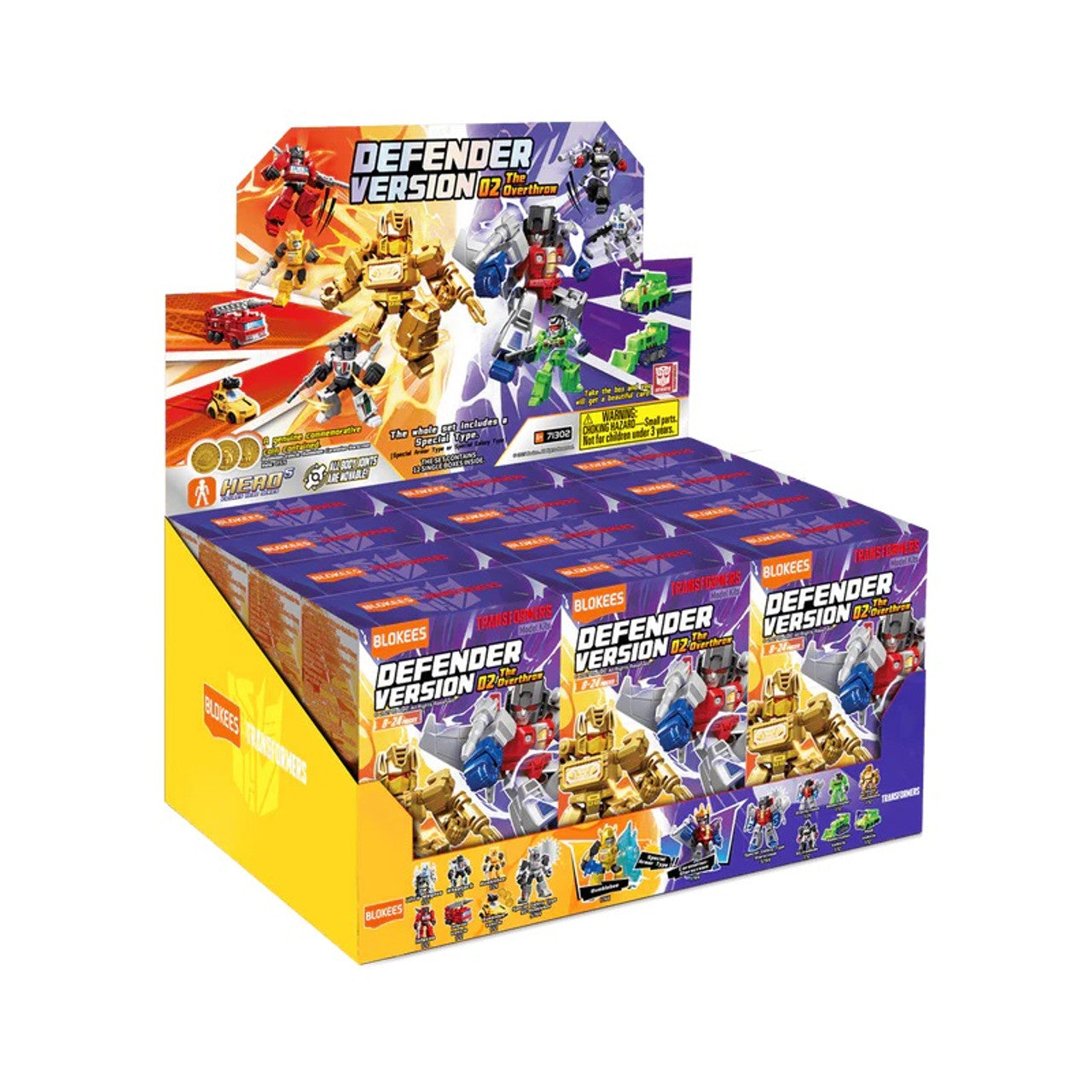 Blokees - Transformers Figures Galaxy Version Defender 02 Asst