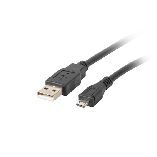 Lanberg Micro-USB B to USB A Cable 1.8m Black CA-USBM-10CC-0018-BK