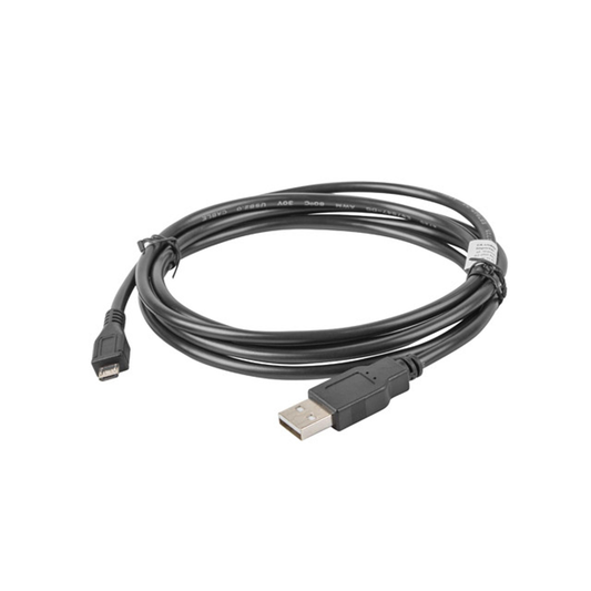 Lanberg Micro-USB B to USB A Cable 1.8m Black CA-USBM-10CC-0018-BK